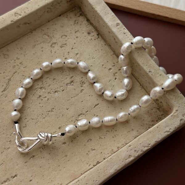 Wholesale 925 Sterling Silver Freshwater Pearl Necklace - Image 2