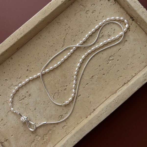 Wholesale 925 Sterling Silver Freshwater Pearl Necklace - Image 3