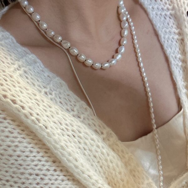 Wholesale 925 Sterling Silver Freshwater Pearl Necklace - Image 5