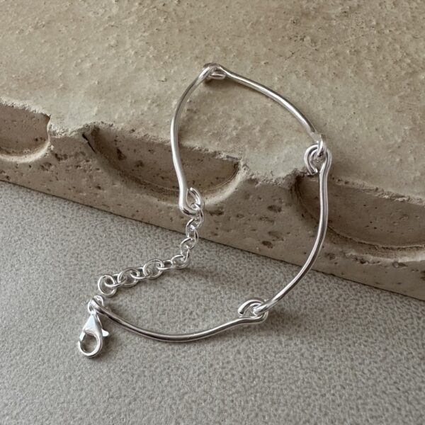Wholesale 925 Sterling Silver Line Bracelet - Image 2