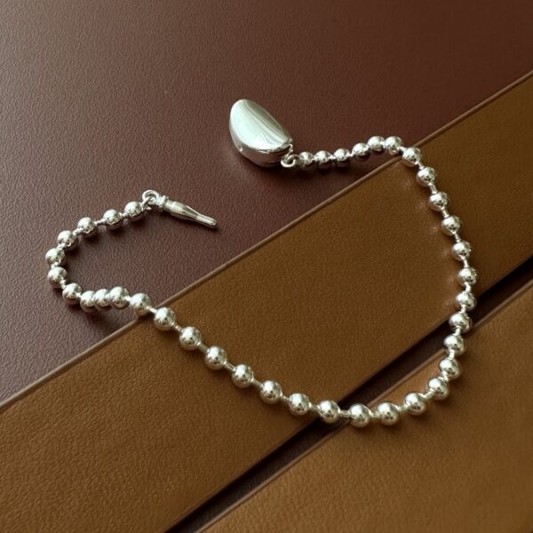 Wholesale 925 Sterling Silver Bead Bracelet - Image 2