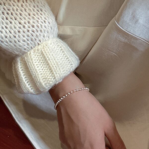 Wholesale 925 Sterling Silver Bead Bracelet - Image 4