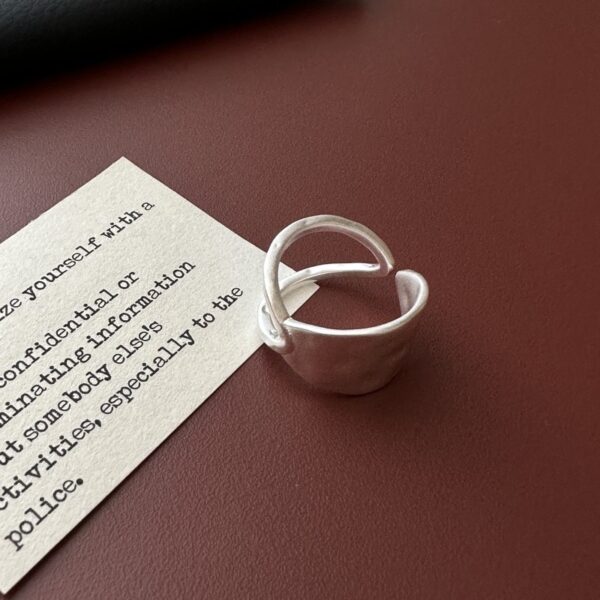 Wholesale 925 Sterling Silver Cross Hollow Ring - Image 2