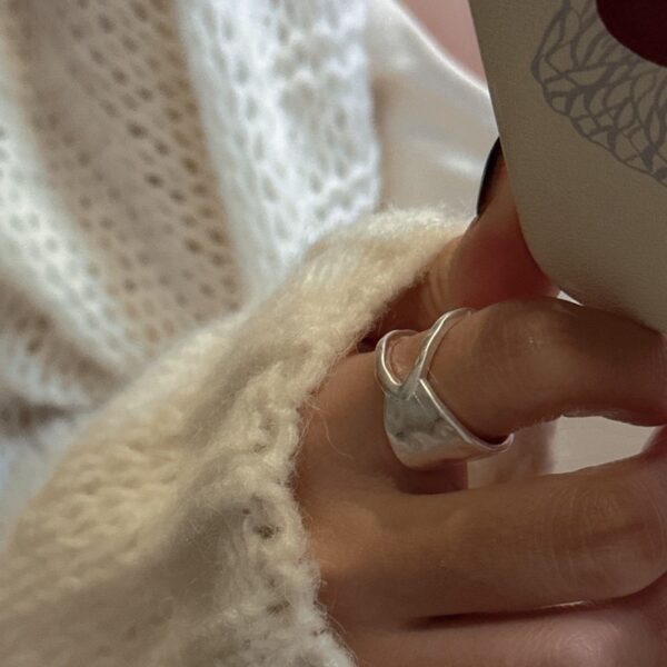 Wholesale 925 Sterling Silver Cross Hollow Ring - Image 4