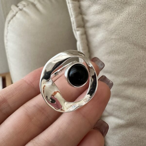 Wholesale 925 Sterling Silver Irregular Ring - Image 3