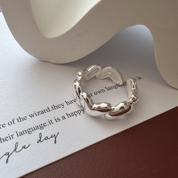 Wholesale 925 Sterling Silver Heart Ring - Image 2