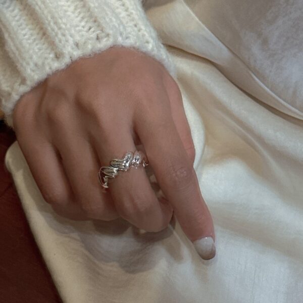 Wholesale 925 Sterling Silver Heart Ring - Image 5