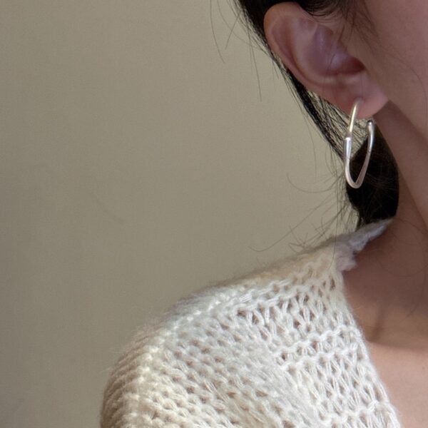 Wholesale 925 Sterling Silver Square Hoop Earrings - Image 6