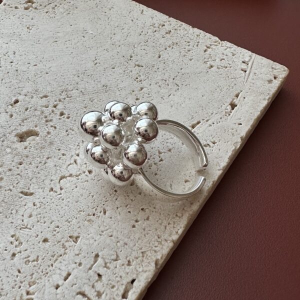 Wholesale 925 Sterling Silver Bead Ring - Image 3
