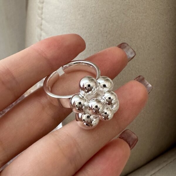 Wholesale 925 Sterling Silver Bead Ring - Image 4