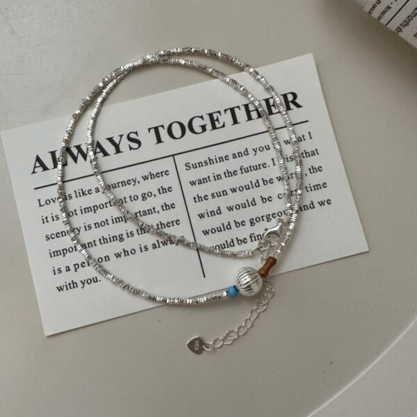 Wholesale 925 Sterling Silver  Bead Necklace