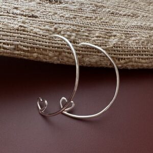 Wholesale 925 Sterling Silver Love Hoop Earrings