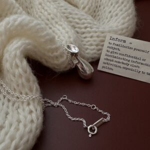 Wholesale 925 Sterling Silver Chunky Wine Pot Necklace