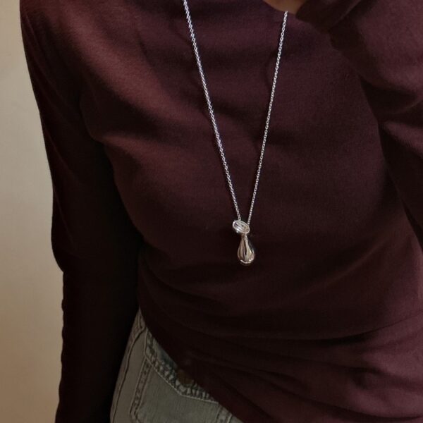 Wholesale 925 Sterling Silver Chunky Wine Pot Necklace - Image 5