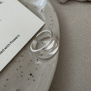 Wholesale 925 Sterling Silver Pleated Ring