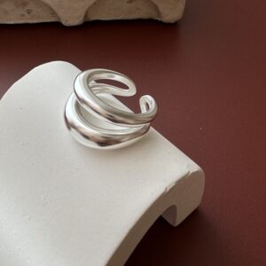 Wholesale 925 Sterling Silver Matte Ring