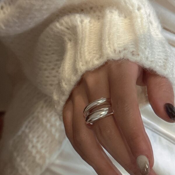 Wholesale 925 Sterling Silver Matte Ring - Image 4