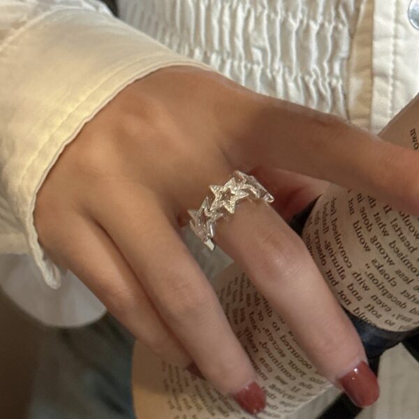 Wholesale 925 Sterling Silver Star Ring - Image 5