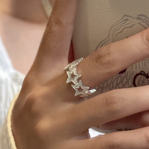 Wholesale 925 Sterling Silver Star Ring - Image 6