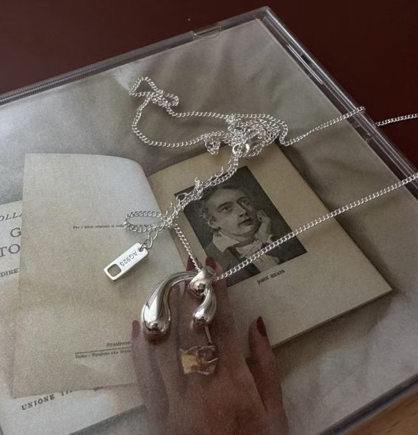 Wholesale 925 Sterling Silver Irregular Necklace - Image 3
