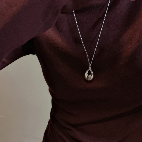 Wholesale 925 Sterling Silver Waterdrop Sweater Necklace - Image 6
