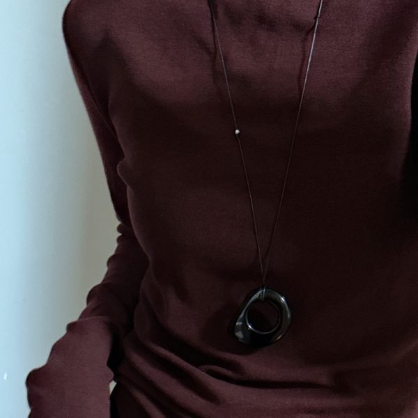 Wholesale 925 Sterling Silver Irregular Agate Necklace - Image 5