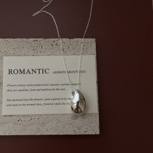 Wholesale 925 Sterling Silver Waterdrop Necklace