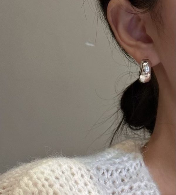 Wholesale 925 Sterling Silver C-shape Earrings - Image 6