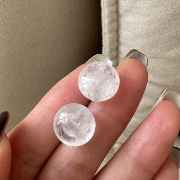 Wholesale 925 Sterling Silver Natural Stone Bead Stud Earrings - Image 4