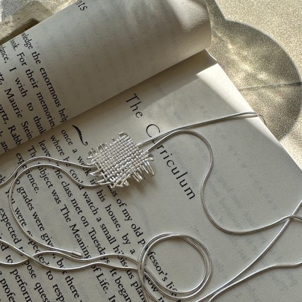 Wholesale 925 Sterling Silver Adjustable Sweater Long Necklace - Image 2