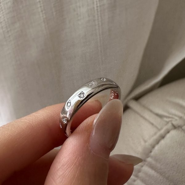 Wholesale 925 Sterling Silver Zircon Star Ring - Image 2