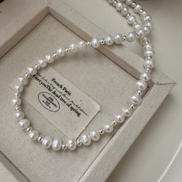 Wholesale 925 Sterling Silver Freshwater Pearl Necklace - Image 2