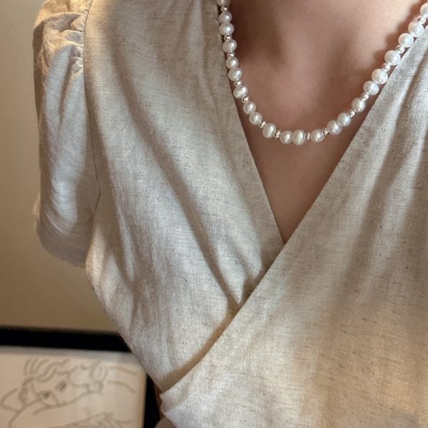 Wholesale 925 Sterling Silver Freshwater Pearl Necklace - Image 6
