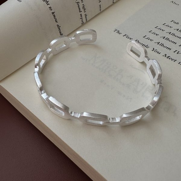 Wholesale 925 Sterling Silver Square Bangle - Image 2