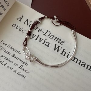 Wholesale 925 Sterling Silver Beaded Bangle