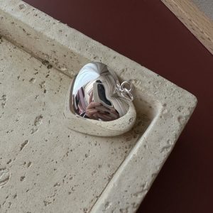 Wholesale 925 Sterling Silver Hollow Heart Pendant