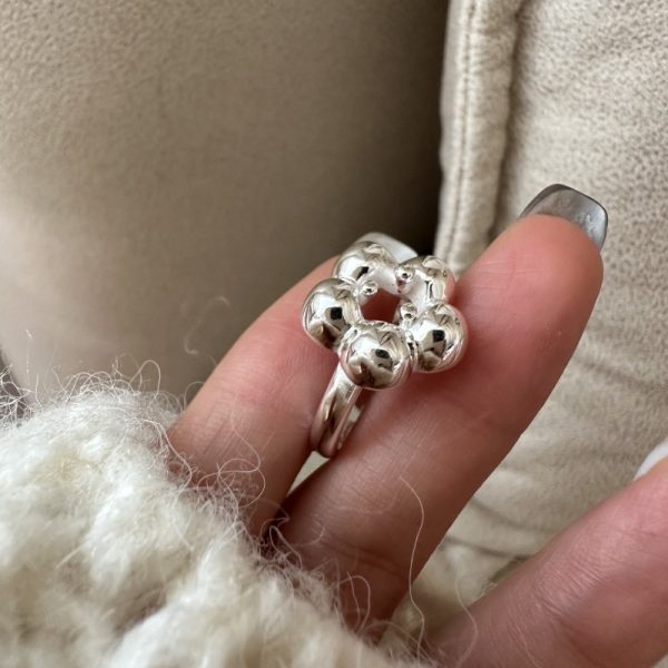 Wholesale 925 Sterling Silver Flower Ring - Image 2