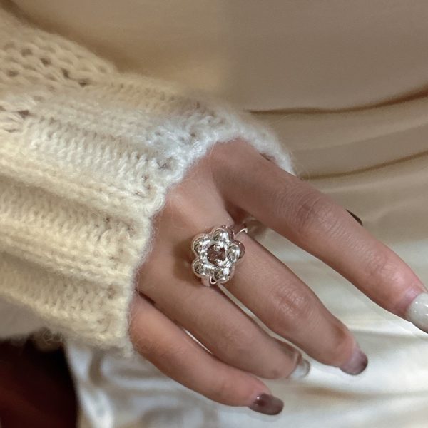 Wholesale 925 Sterling Silver Flower Ring - Image 4