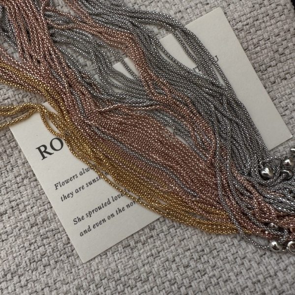 Wholesale 925 Sterling Silver Small Ingot Chain