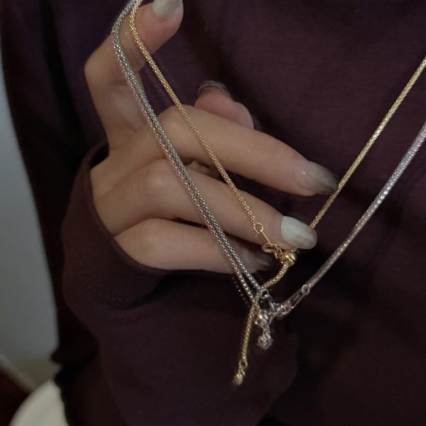 Wholesale 925 Sterling Silver Small Ingot Chain - Image 5