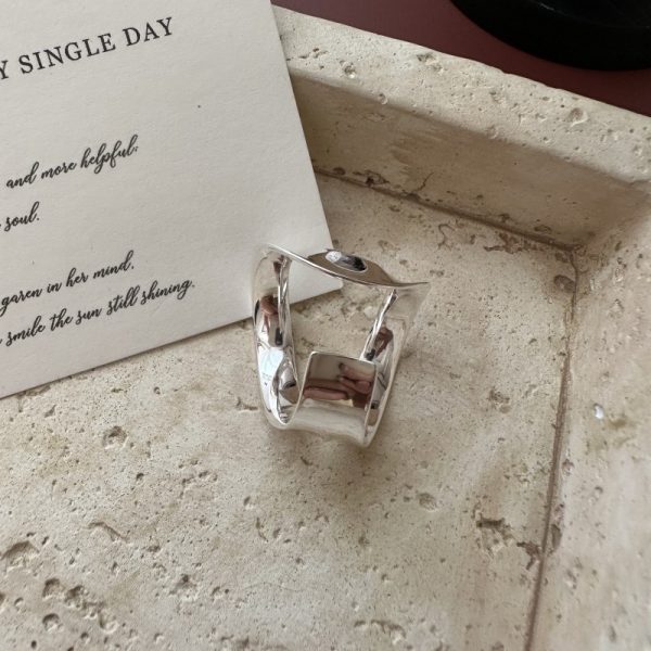 Wholesale 925 Sterling Silver Two Layers Ring - Image 2