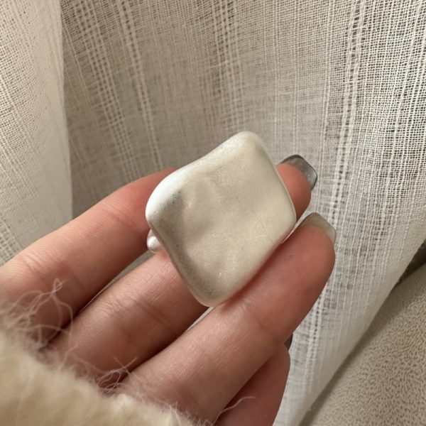 Wholesale 925 Sterling Silver Matte Irregular Ring - Image 3