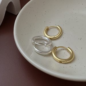 Wholesale 925 Sterling Silver Matte Hoop Earrings