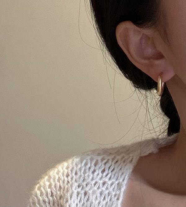 Wholesale 925 Sterling Silver Matte Hoop Earrings - Image 6