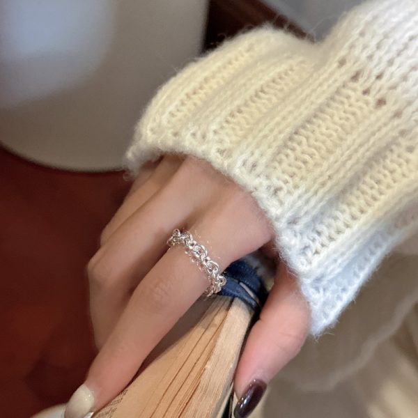 Wholesale 925 Sterling Silver Chain Ring - Image 4