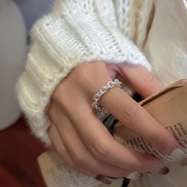Wholesale 925 Sterling Silver Chain Ring - Image 5