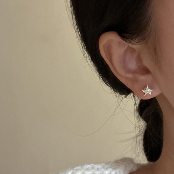 Wholesale 925 Sterling Silver Star Stud Earrings - Image 4