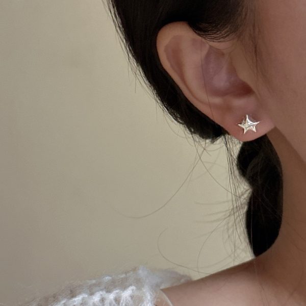 Wholesale 925 Sterling Silver Star Stud Earrings - Image 5