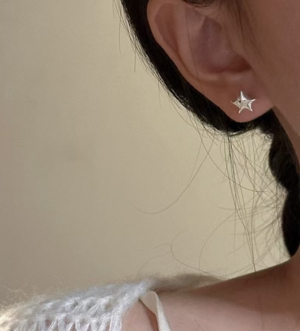 Wholesale 925 Sterling Silver Star Stud Earrings - Image 6