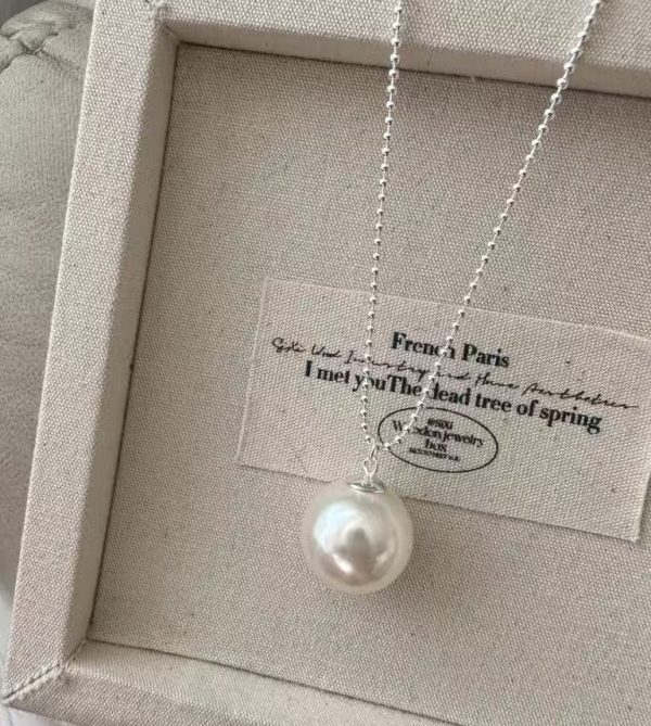 Wholesale 925 Sterling Silver Swarovski Pearl Necklace